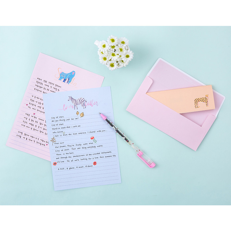 Cutie letter paper and envelope set