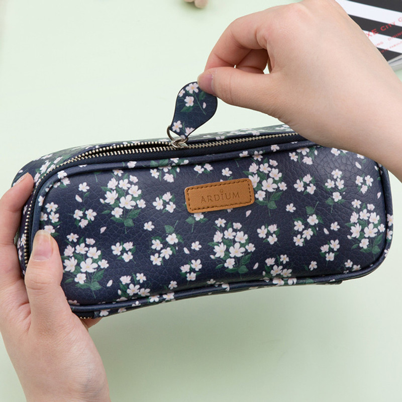 Lovely pattern block pencil case pouch