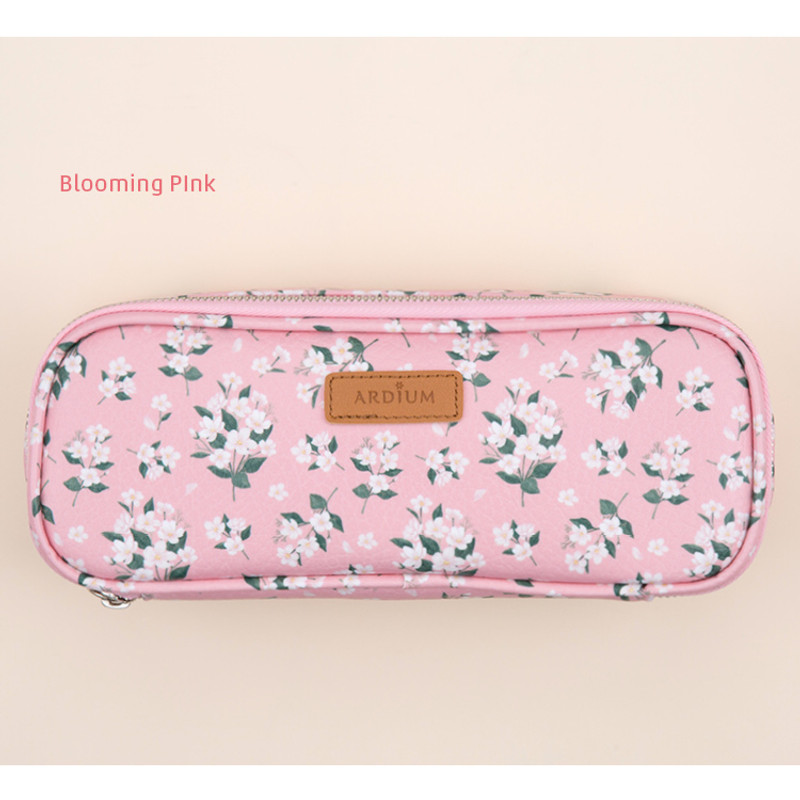 Blooming pink - Lovely pattern block pencil case pouch Blooming pink - Lovely pattern block pencil case pouch