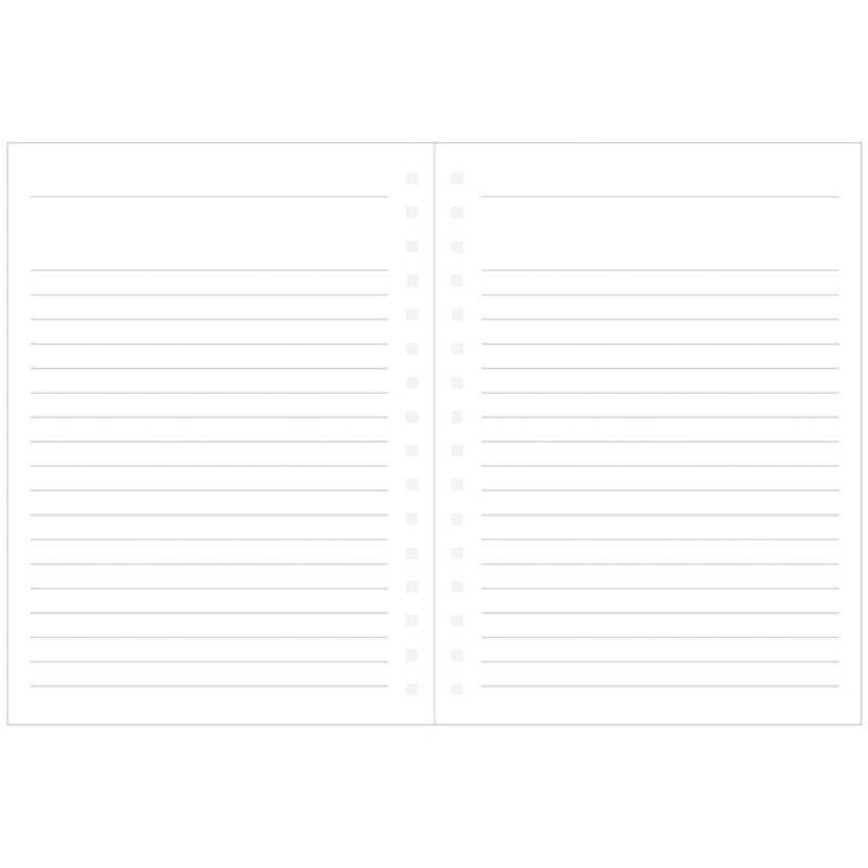 Wirebound spring lined small notebook