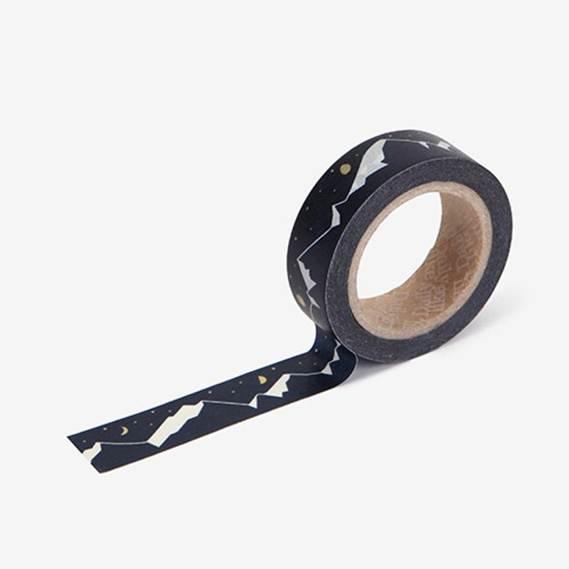 Deco 0.59"X11yd masking tape single - Mountain 