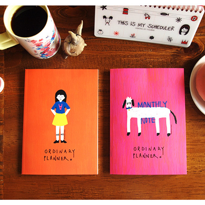 Valerie studio ordinary A5 monthly undated planner scheduler