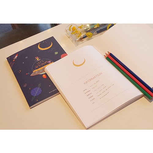 Information - Buri A5 monthly undated planner