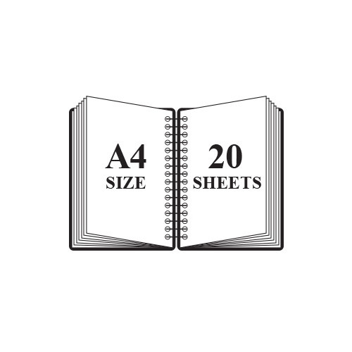 Monster A4 size clear pocket file holder