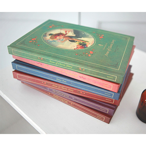 Classic stroy hard cover lined and plain notebook 