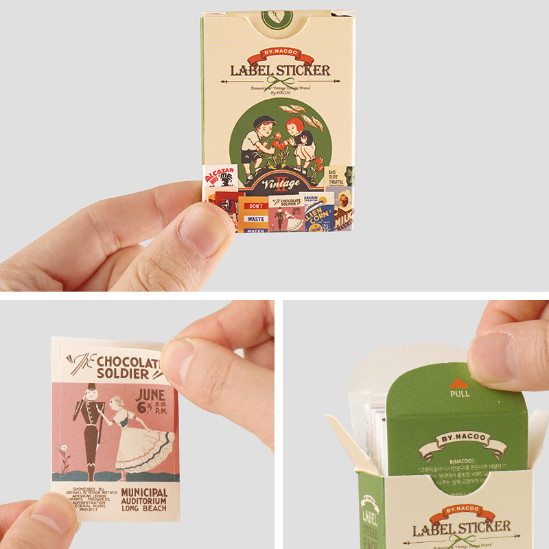 Smart Package - NACOO Vintage 2 Label Sticker Pack