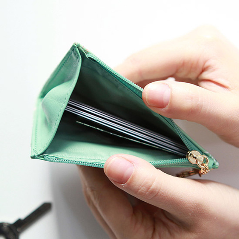 Willow story pattern card case with keyring  Willow story pattern card case with keyring