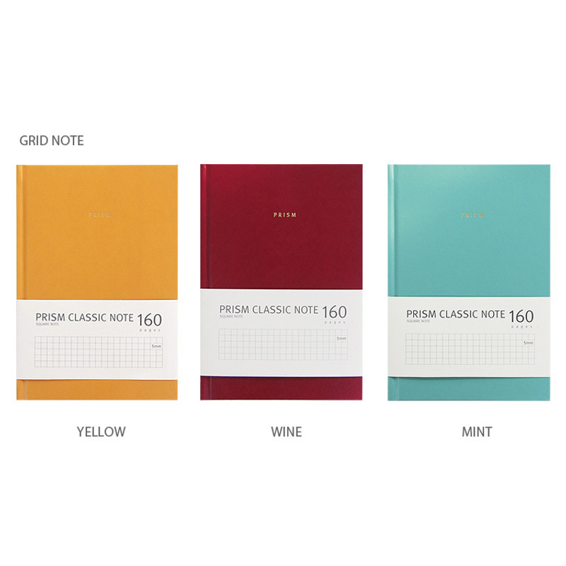 Grid note - Prism classic 160 pages lined grid notebook Grid note - Prism classic 160 pages lined grid notebook