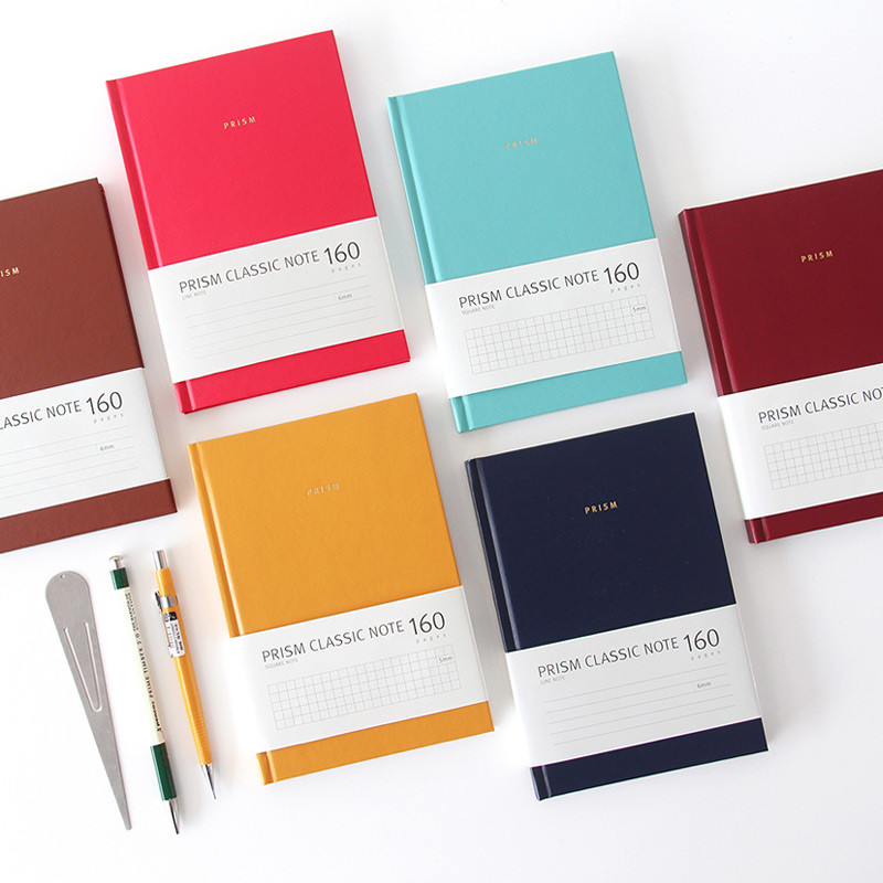 Prism classic 160 pages lined grid notebook Prism classic 160 pages lined grid notebook