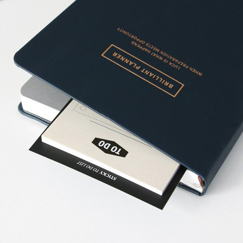 Yellow - Simple to do list sticky notepad