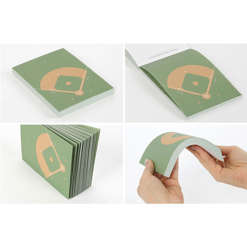 Sports memo pad - Baseball