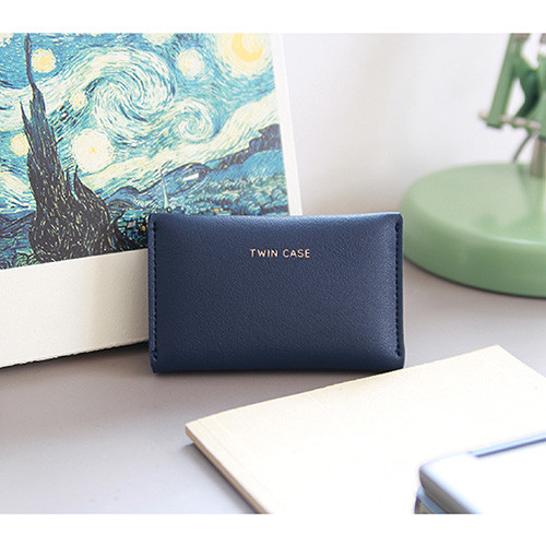 Multi purpose twin pocket card case