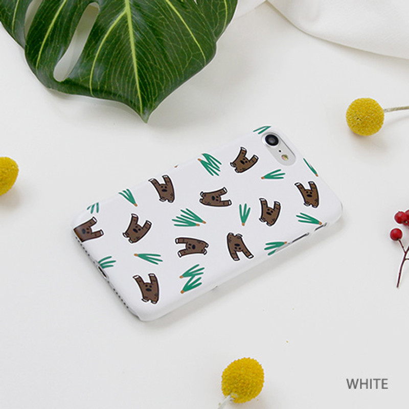 White Ghostpop polycarbonate phone case for iPhone 7 