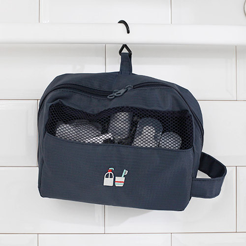 Hanging hook - Travel toiletry bag