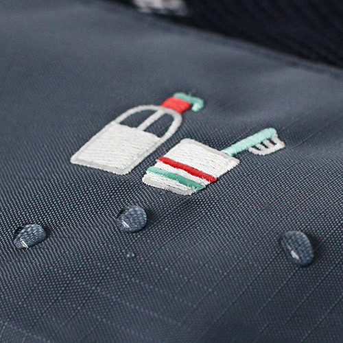 Water resistance - Travel toiletry bag with hand strap