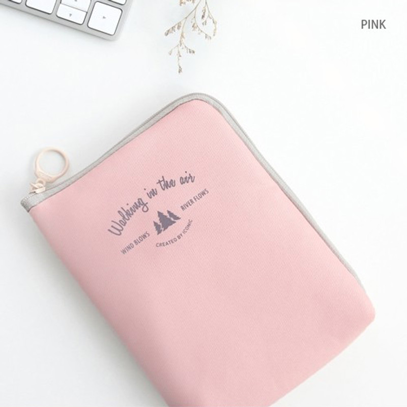 Pink - Walking in the air medium cable pouch