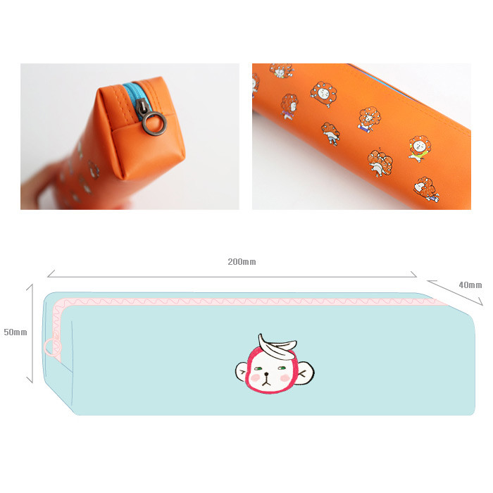 Hellogeeks petite zipper pencil case