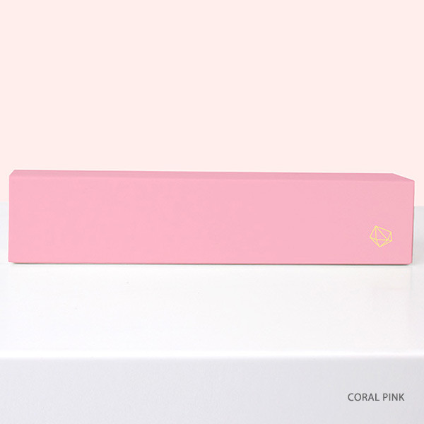 Coral pink - Lapis spring edition paper pen case box