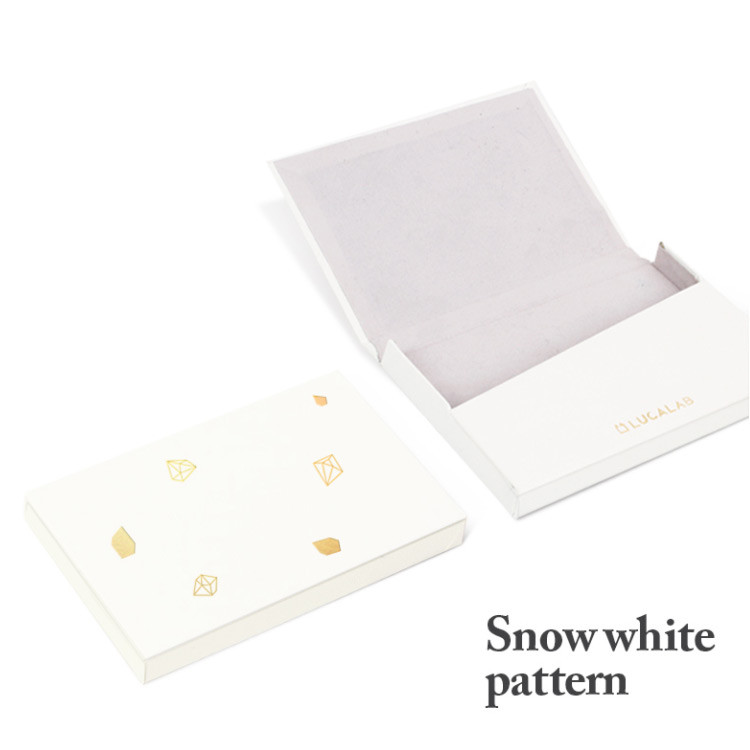 Snow white pattern - Lapis simple paper card case