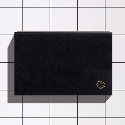 Onyx black - Lapis simple paper card case