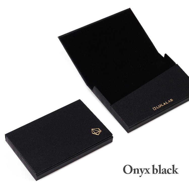 Onyx black - Lapis simple paper card case