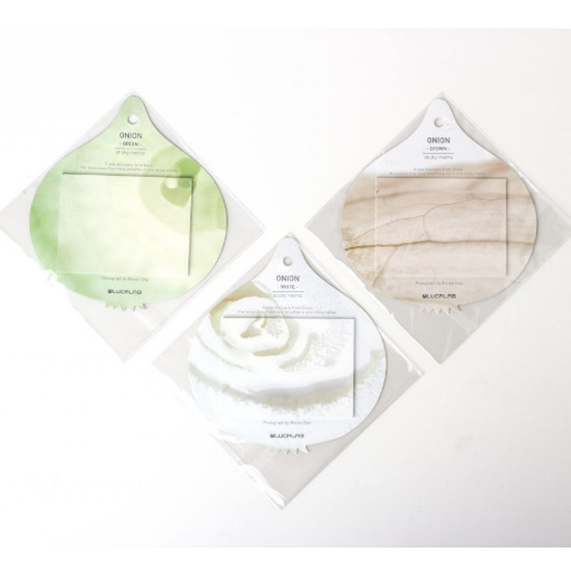 Onion sticky memo notes Onion sticky memo notes