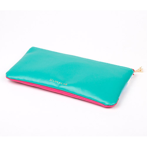Paris multi zipper pencil pouch