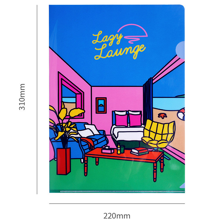 Size of Lazy lounge retro file folder