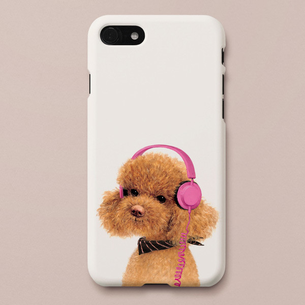 Poodle Amy polycarbonate iPhone case
