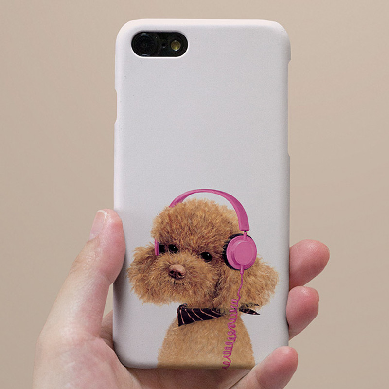 Poodle Amy polycarbonate iPhone case