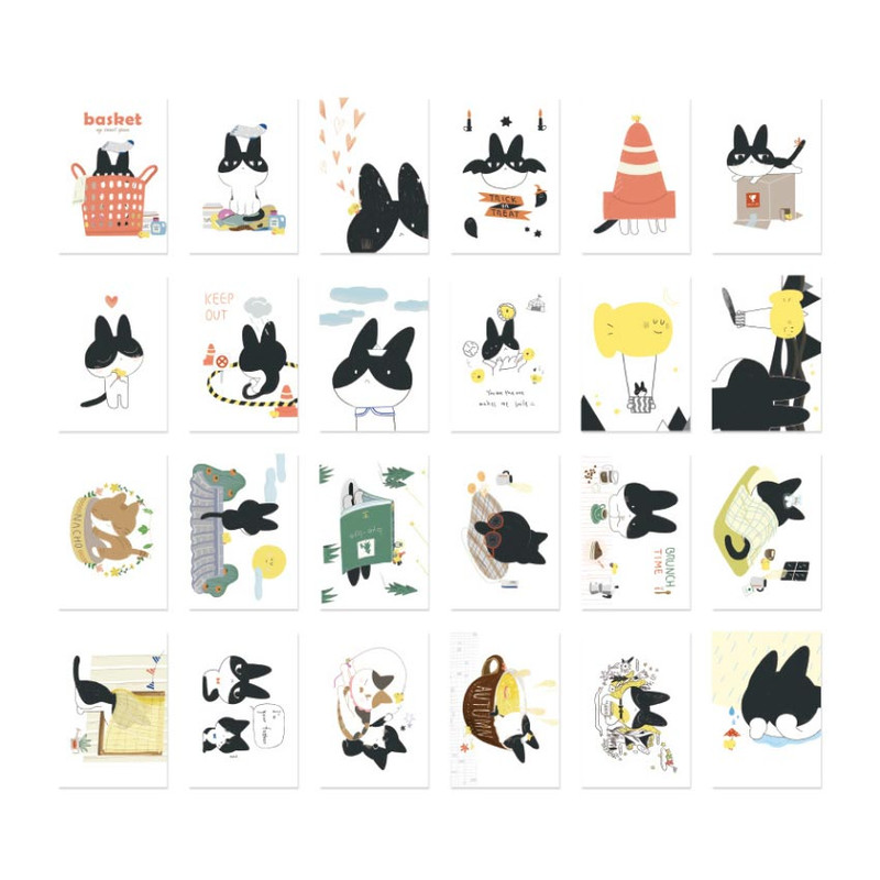 Pack of 48 stickers - NACOO Anchovy Label Sticker Pack Pack of 48 stickers - NACOO Anchovy Label Sticker Pack