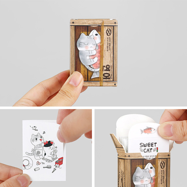 Detail of NACOO Salmon Label Sticker Pack