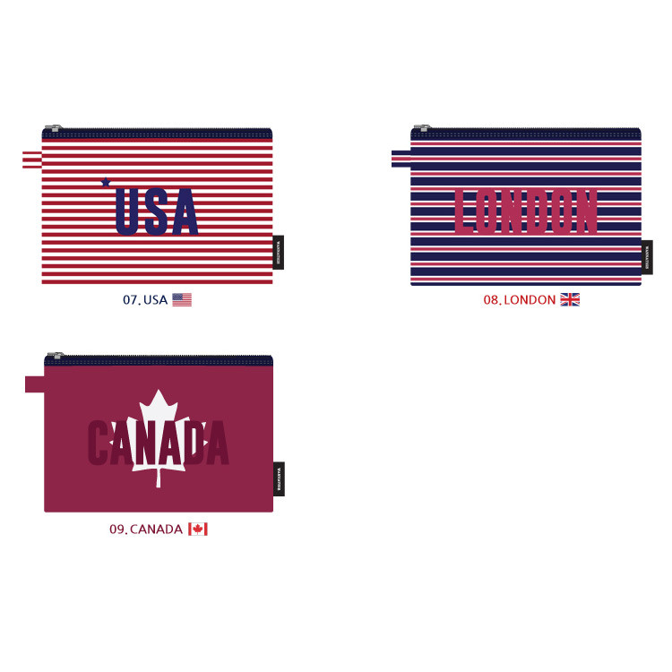 Option of National small pouch with detachable strap