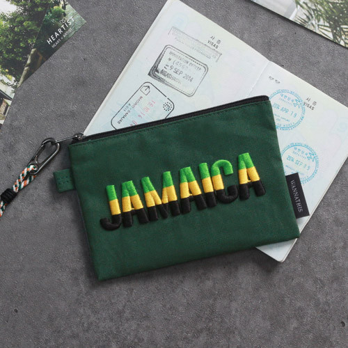Jamaica - National small pouch with detachable strap