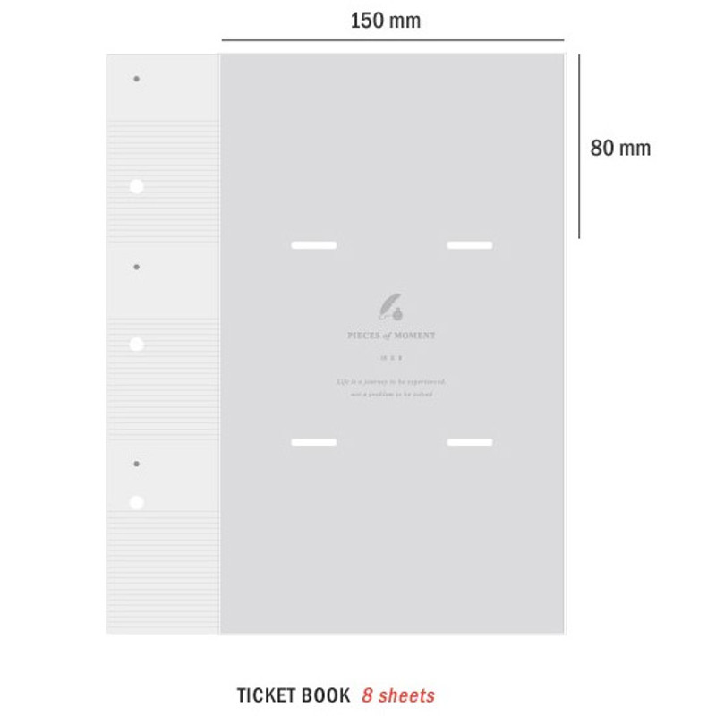 Ticket book - Piece of moment memory 3 ring binder Ticket book - Piece of moment memory 3 ring binder