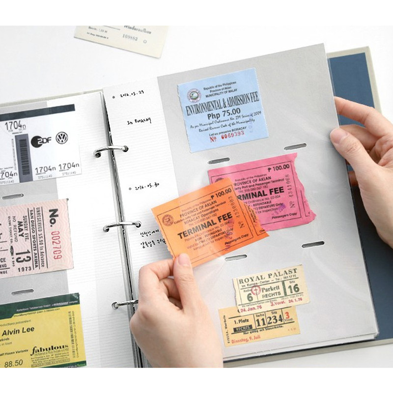 Ticket book - Piece of moment memory 3 ring binder Ticket book - Piece of moment memory 3 ring binder