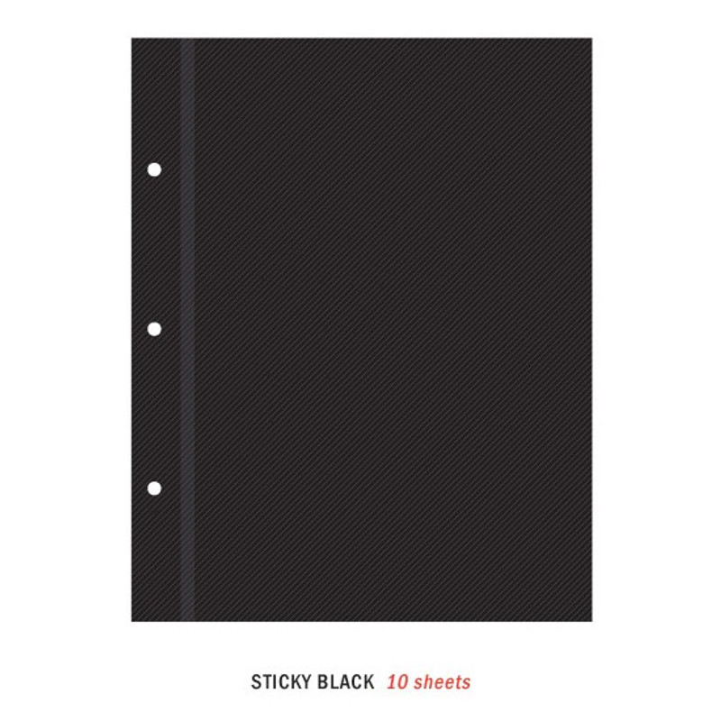 Sticky black - Piece of moment memory 3 ring binder Sticky black - Piece of moment memory 3 ring binder