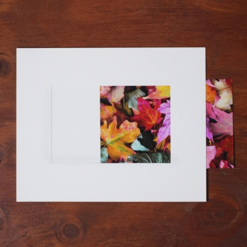 4X6 Premium white paper photo frame