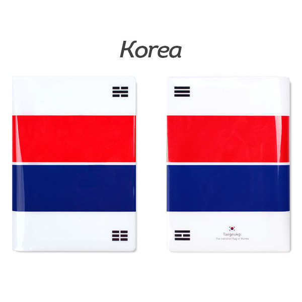 Korea - Flag RFID blocking passport case