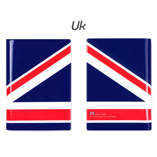 UK - Flag RFID blocking passport case