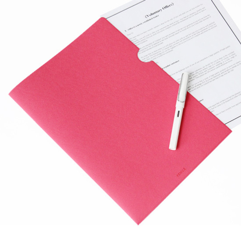 Pink - Premium business A4 document file holder Pink - Premium business A4 document file holder