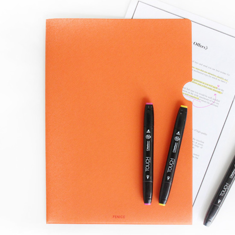 Orange - Premium business A4 document file holder Orange - Premium business A4 document file holder