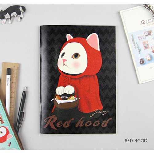 Red hood - Choo Choo play lined notebook
