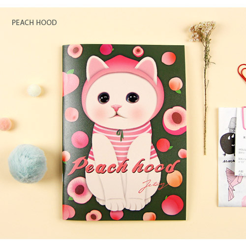 Peach hood - Choo Choo play lined notebook