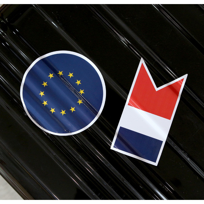 Detail of Flag PVC point sticker