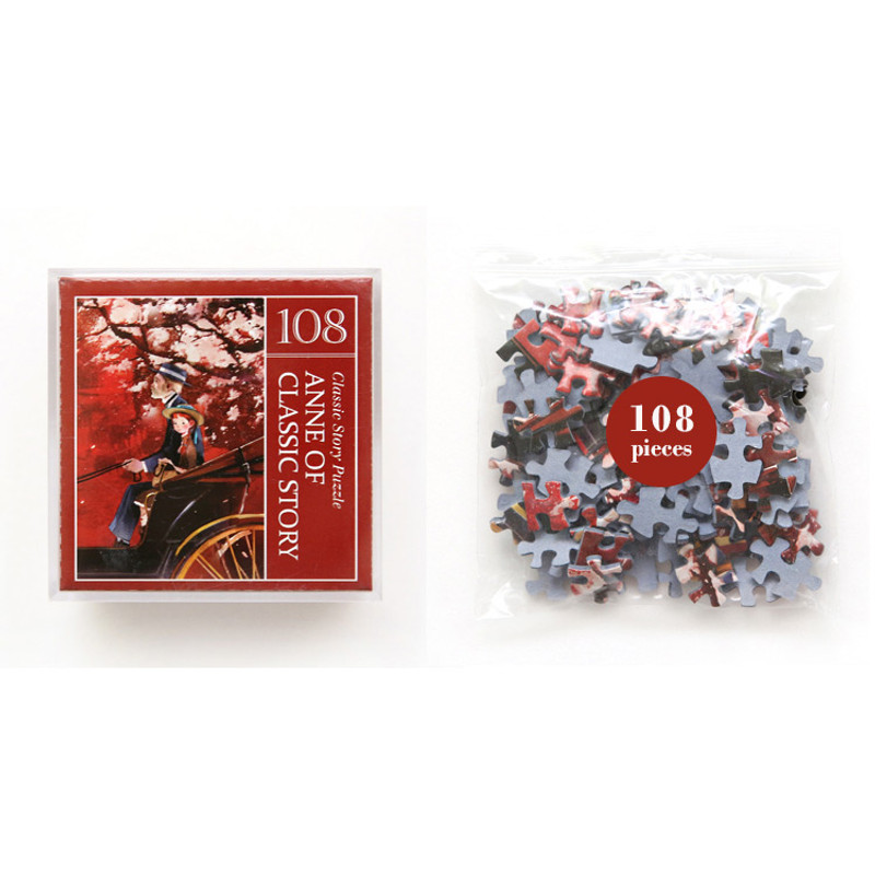 Anne of classic story 108 piece jigsaw puzzle - Red Anne of classic story 108 piece jigsaw puzzle - Red