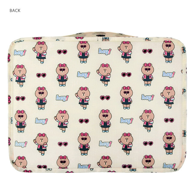 Back - Line friends travel bag packing organizer 