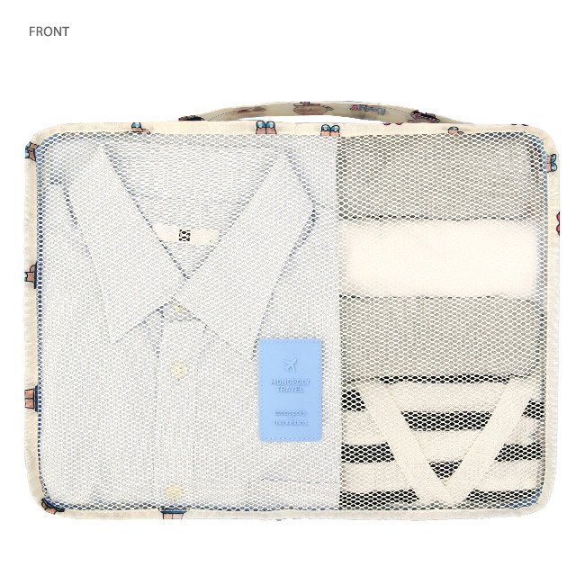 Front - Line friends travel bag packing organizer 