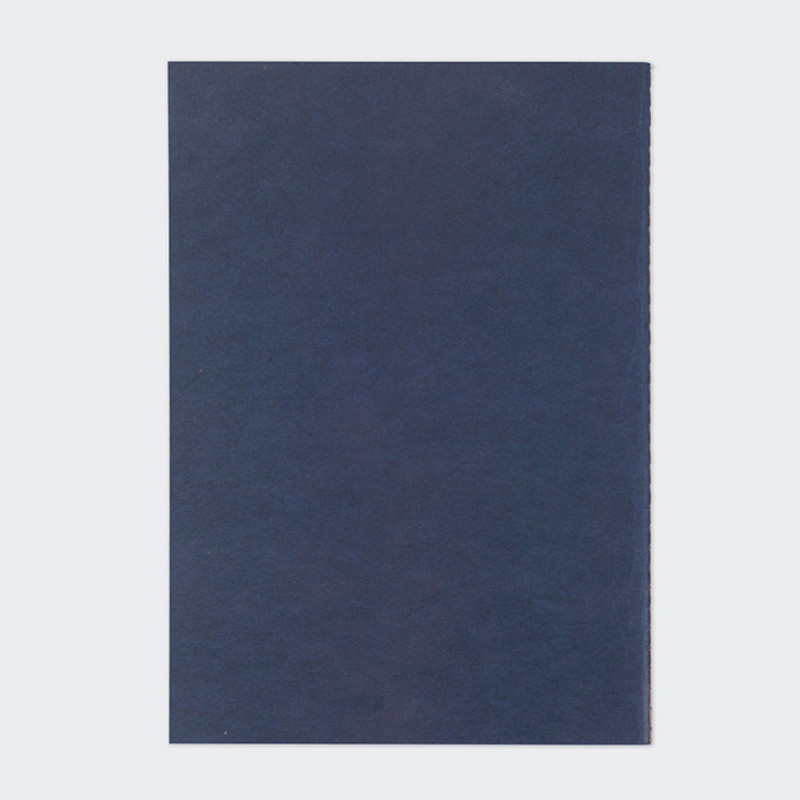 Back of Vintage pattern sewn bound A5 plain notebook A 