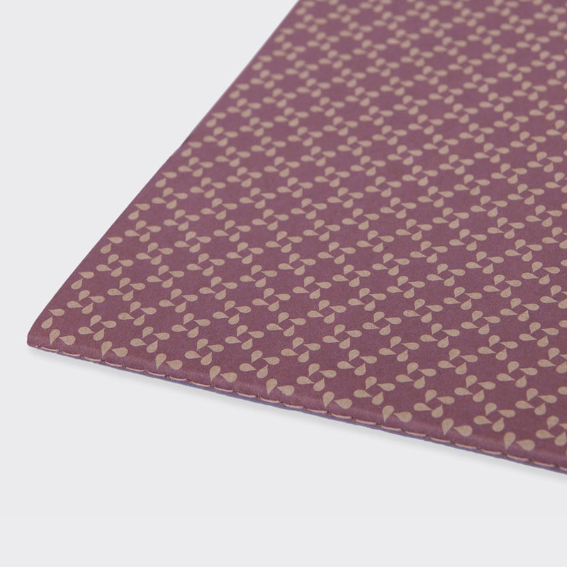 Detail of Vintage pattern sewn bound A5 lined notebook D  Detail of Vintage pattern sewn bound A5 lined notebook D